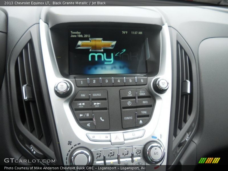 Black Granite Metallic / Jet Black 2013 Chevrolet Equinox LT