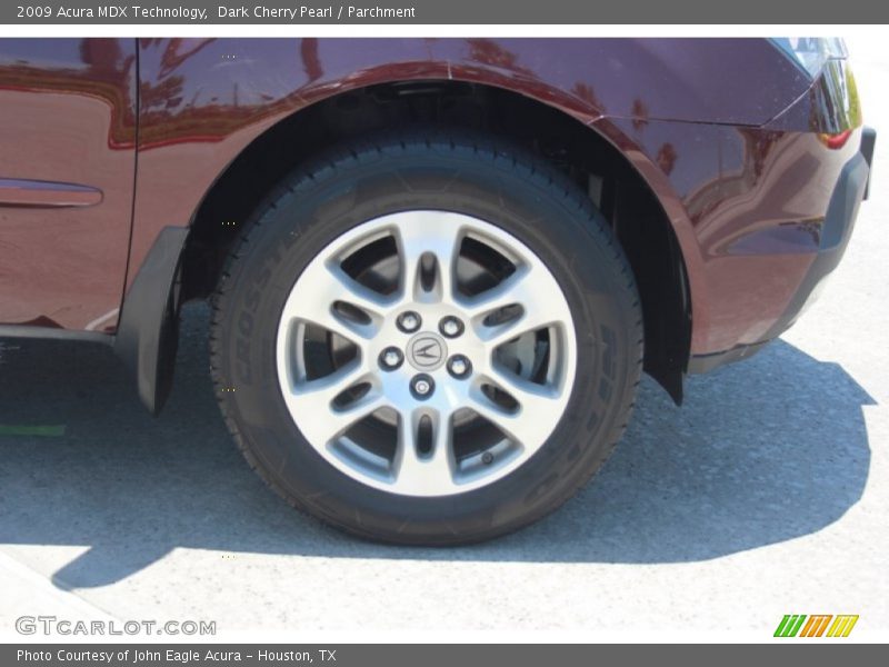 Dark Cherry Pearl / Parchment 2009 Acura MDX Technology