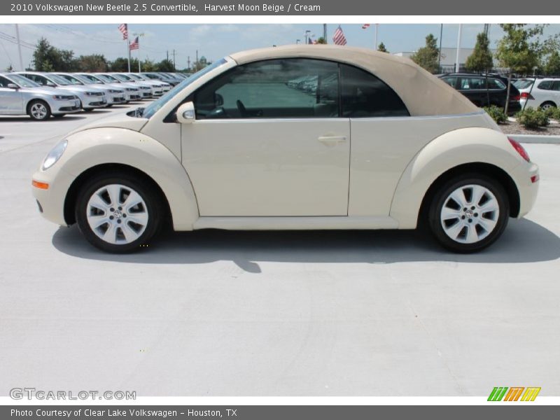 Harvest Moon Beige / Cream 2010 Volkswagen New Beetle 2.5 Convertible