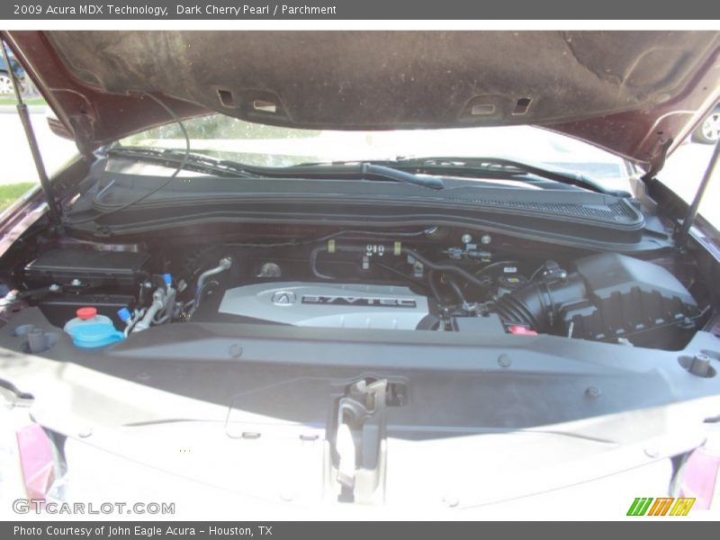 Dark Cherry Pearl / Parchment 2009 Acura MDX Technology
