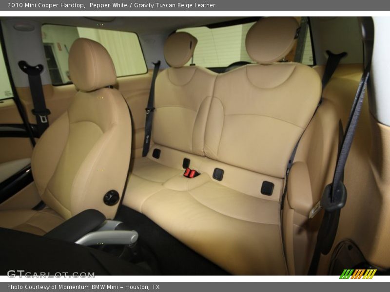 Pepper White / Gravity Tuscan Beige Leather 2010 Mini Cooper Hardtop
