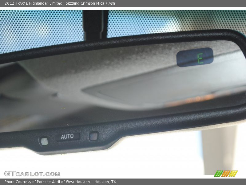 Sizzling Crimson Mica / Ash 2012 Toyota Highlander Limited