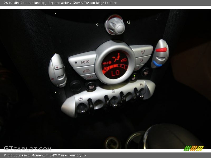 Pepper White / Gravity Tuscan Beige Leather 2010 Mini Cooper Hardtop