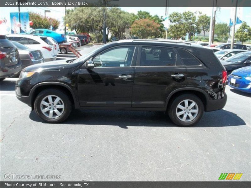 Ebony Black / Black 2013 Kia Sorento LX V6