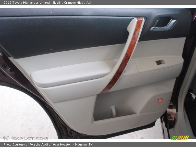Sizzling Crimson Mica / Ash 2012 Toyota Highlander Limited