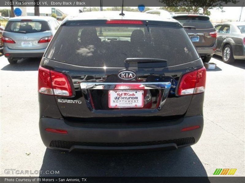 Ebony Black / Black 2013 Kia Sorento LX V6