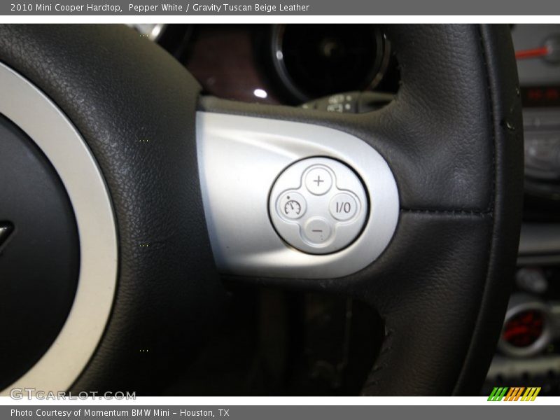 Pepper White / Gravity Tuscan Beige Leather 2010 Mini Cooper Hardtop