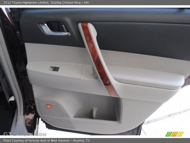 Sizzling Crimson Mica / Ash 2012 Toyota Highlander Limited