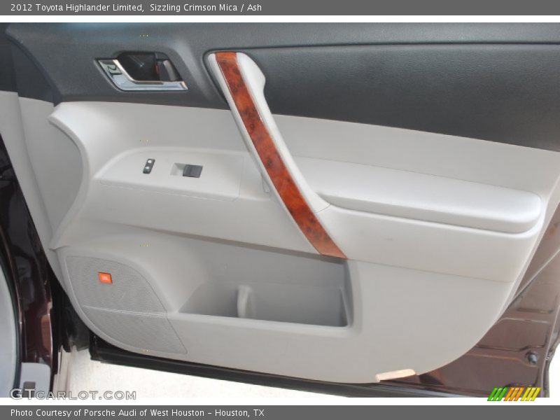 Sizzling Crimson Mica / Ash 2012 Toyota Highlander Limited