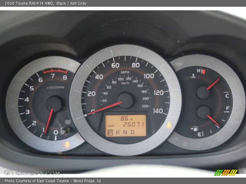 Black / Ash Gray 2010 Toyota RAV4 I4 4WD