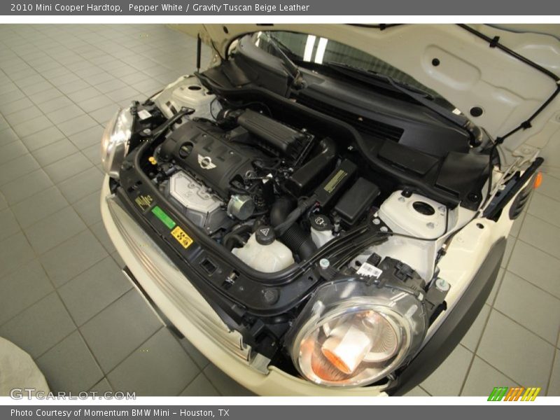 Pepper White / Gravity Tuscan Beige Leather 2010 Mini Cooper Hardtop