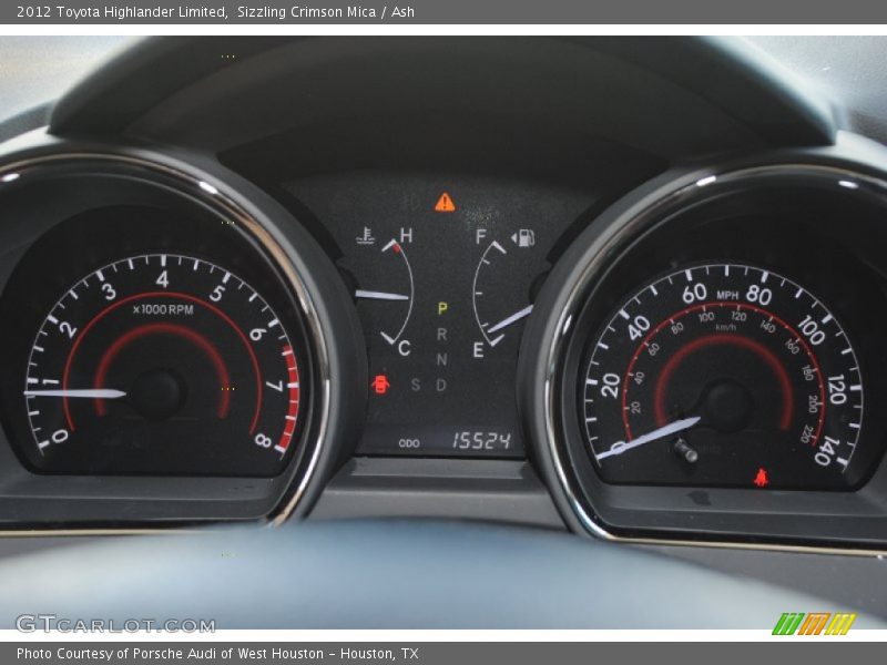 Sizzling Crimson Mica / Ash 2012 Toyota Highlander Limited