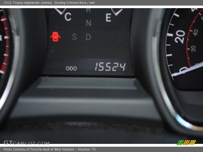 Sizzling Crimson Mica / Ash 2012 Toyota Highlander Limited