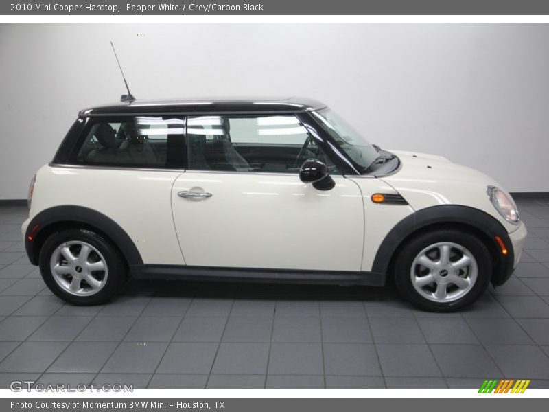 Pepper White / Grey/Carbon Black 2010 Mini Cooper Hardtop