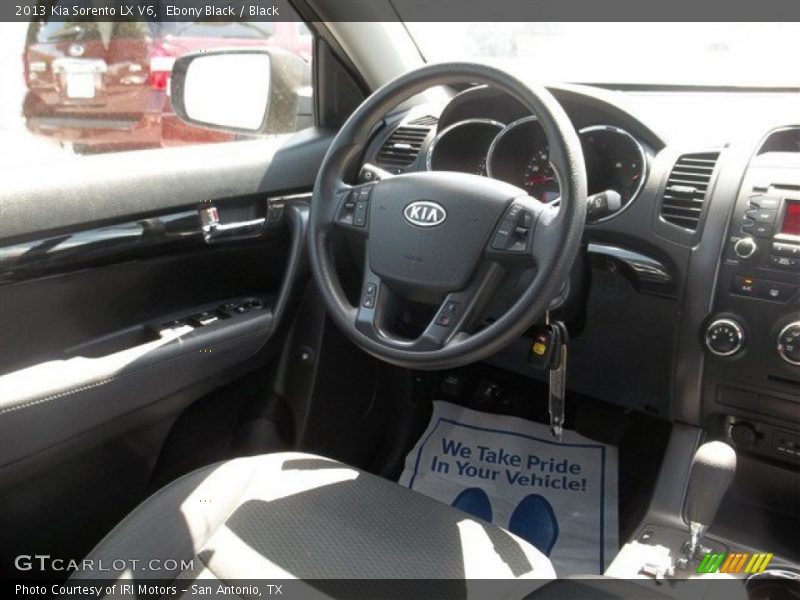 Ebony Black / Black 2013 Kia Sorento LX V6