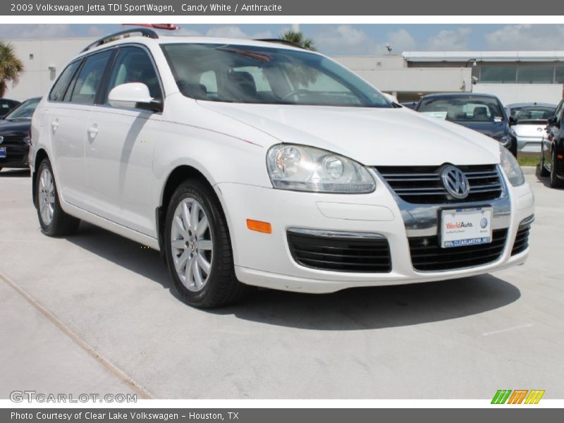 Candy White / Anthracite 2009 Volkswagen Jetta TDI SportWagen