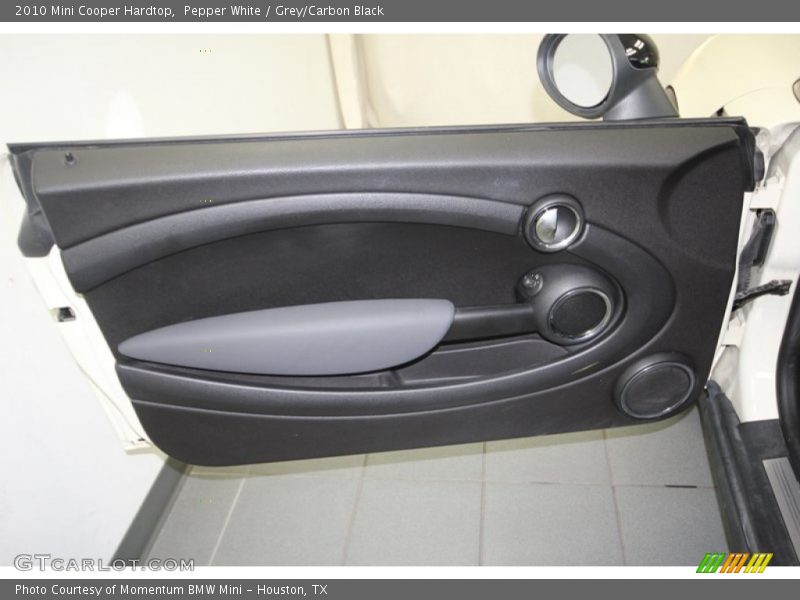 Pepper White / Grey/Carbon Black 2010 Mini Cooper Hardtop