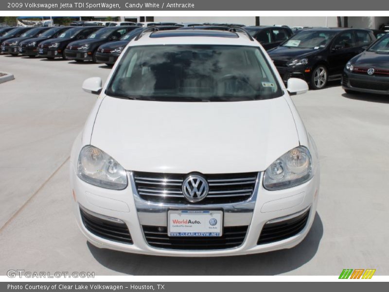 Candy White / Anthracite 2009 Volkswagen Jetta TDI SportWagen