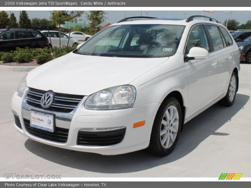 Candy White / Anthracite 2009 Volkswagen Jetta TDI SportWagen