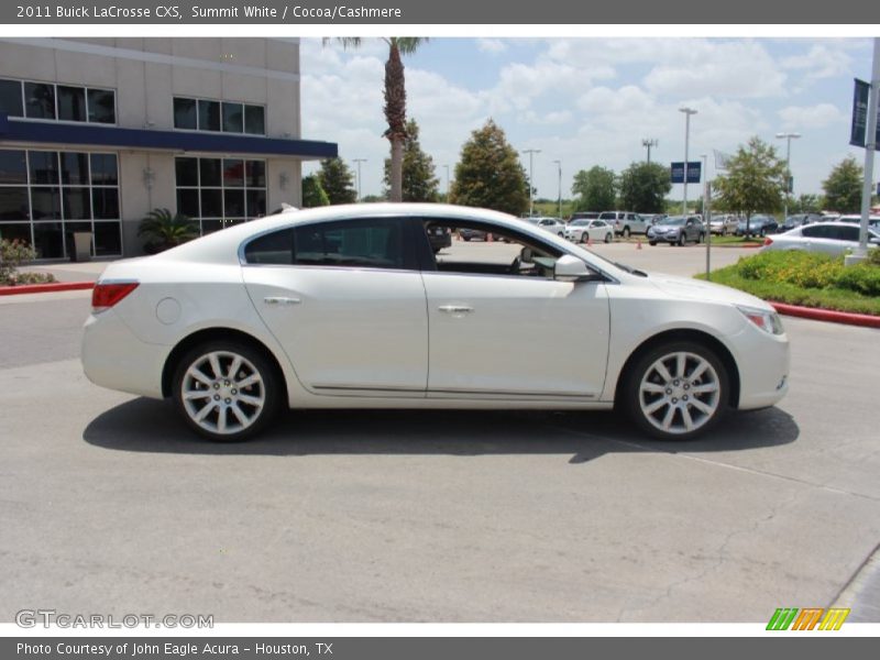 Summit White / Cocoa/Cashmere 2011 Buick LaCrosse CXS