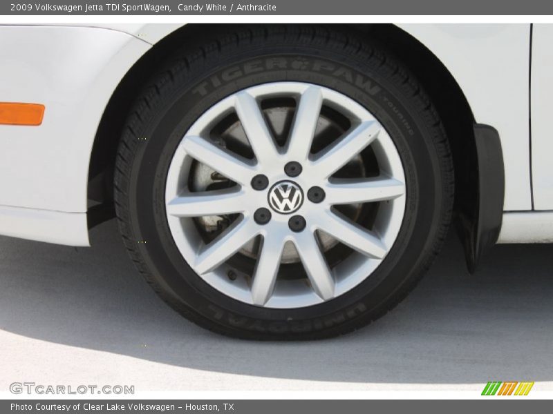 Candy White / Anthracite 2009 Volkswagen Jetta TDI SportWagen