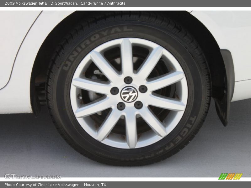 Candy White / Anthracite 2009 Volkswagen Jetta TDI SportWagen
