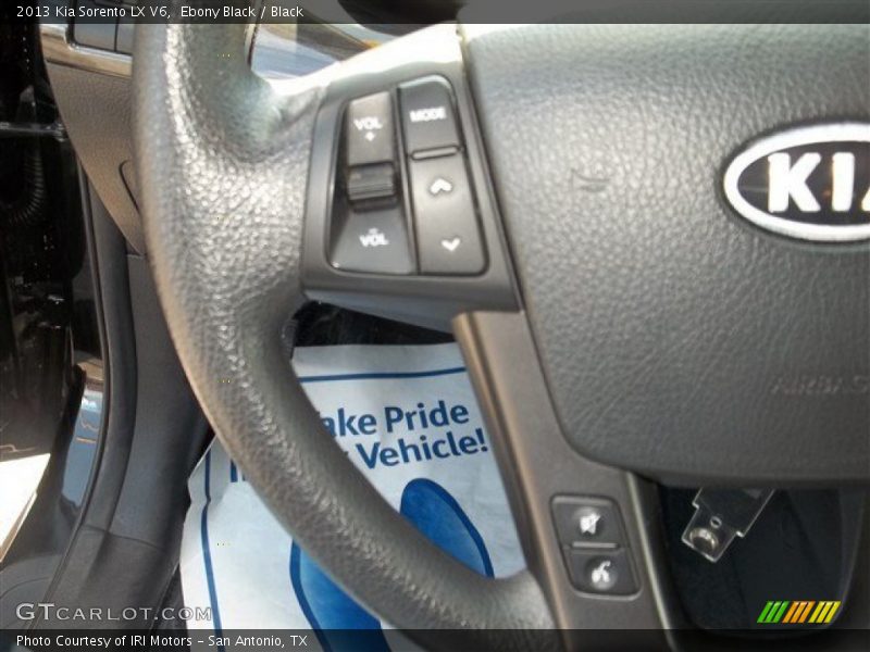 Ebony Black / Black 2013 Kia Sorento LX V6