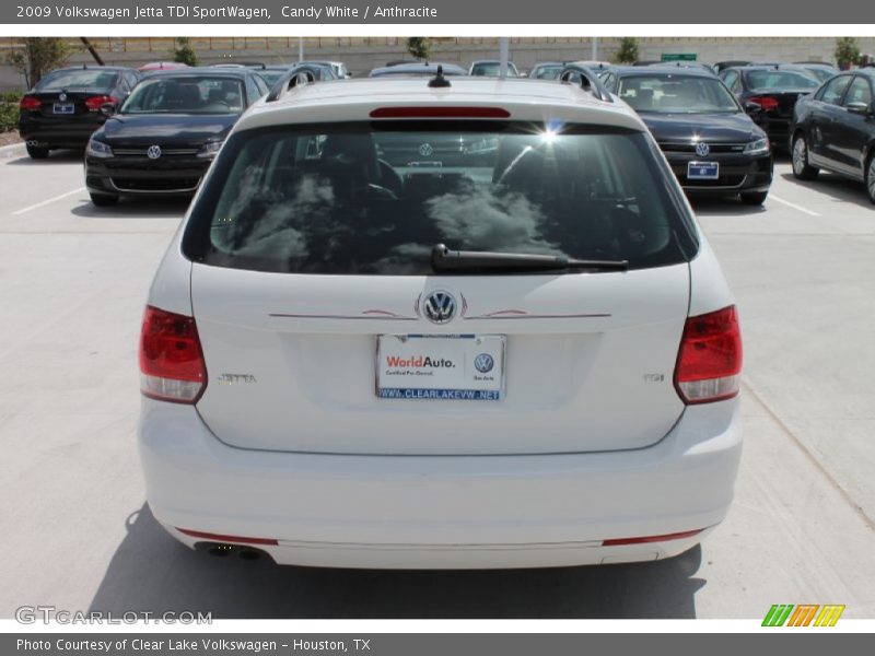 Candy White / Anthracite 2009 Volkswagen Jetta TDI SportWagen