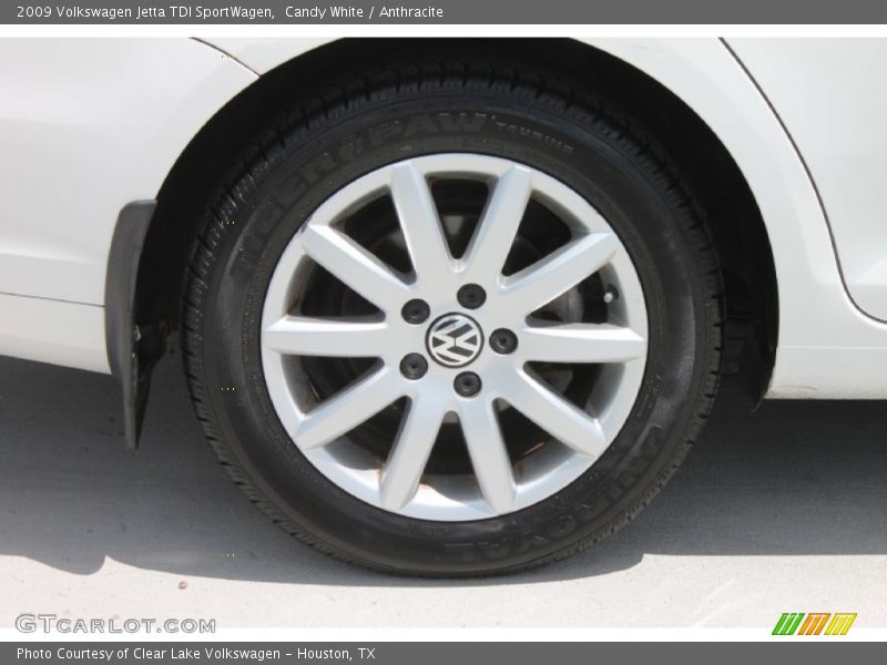 Candy White / Anthracite 2009 Volkswagen Jetta TDI SportWagen