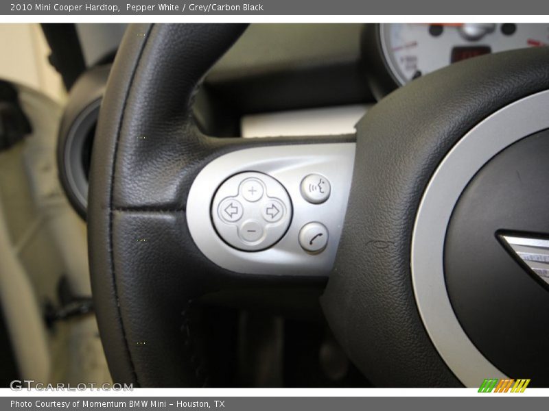 Pepper White / Grey/Carbon Black 2010 Mini Cooper Hardtop