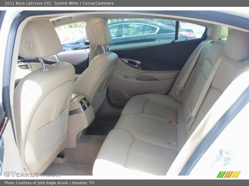 Summit White / Cocoa/Cashmere 2011 Buick LaCrosse CXS