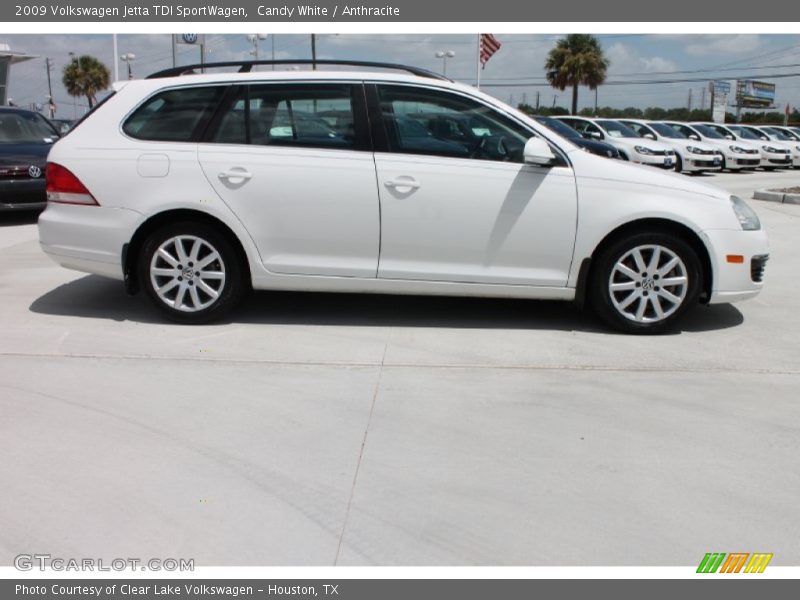 Candy White / Anthracite 2009 Volkswagen Jetta TDI SportWagen