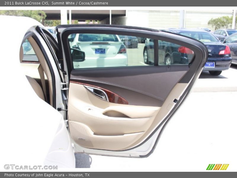 Summit White / Cocoa/Cashmere 2011 Buick LaCrosse CXS
