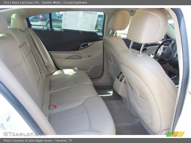 Summit White / Cocoa/Cashmere 2011 Buick LaCrosse CXS