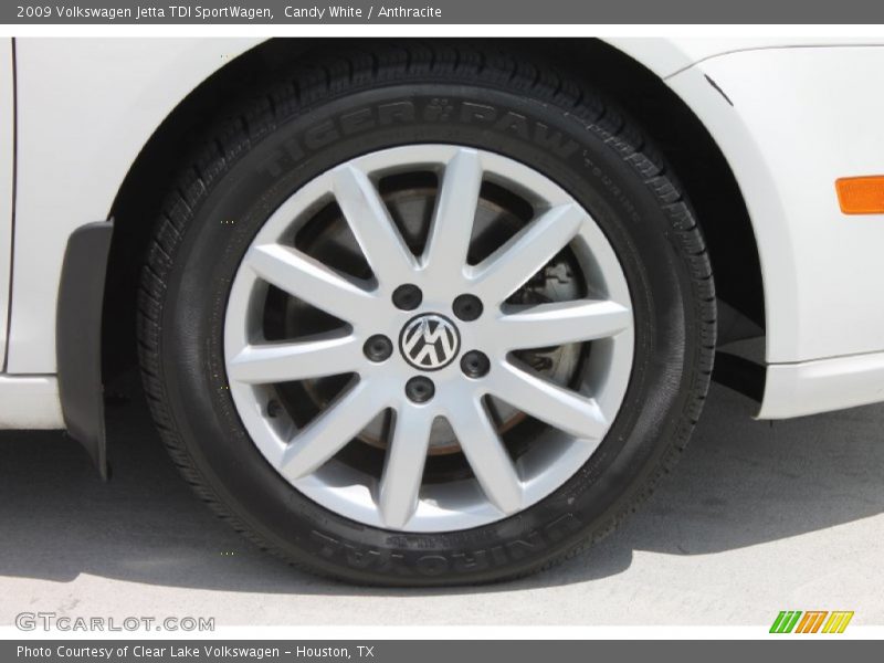 Candy White / Anthracite 2009 Volkswagen Jetta TDI SportWagen