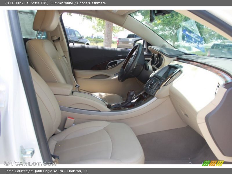 Summit White / Cocoa/Cashmere 2011 Buick LaCrosse CXS