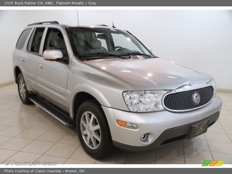 Platinum Metallic / Gray 2005 Buick Rainier CXL AWD
