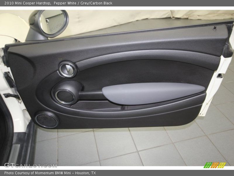 Pepper White / Grey/Carbon Black 2010 Mini Cooper Hardtop