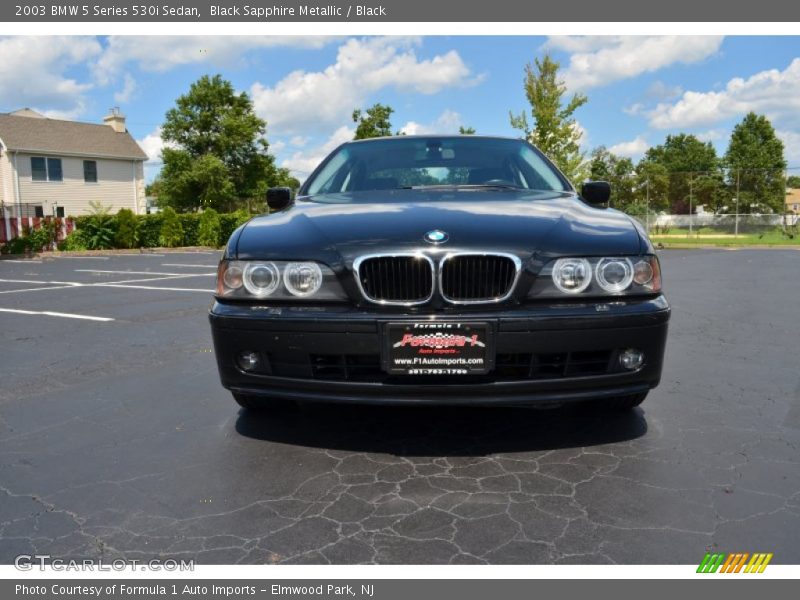 Black Sapphire Metallic / Black 2003 BMW 5 Series 530i Sedan