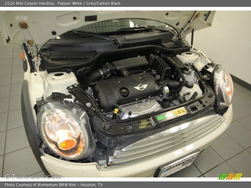 Pepper White / Grey/Carbon Black 2010 Mini Cooper Hardtop