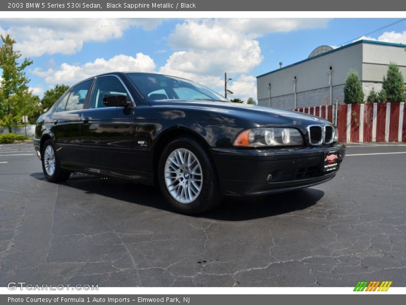 Black Sapphire Metallic / Black 2003 BMW 5 Series 530i Sedan