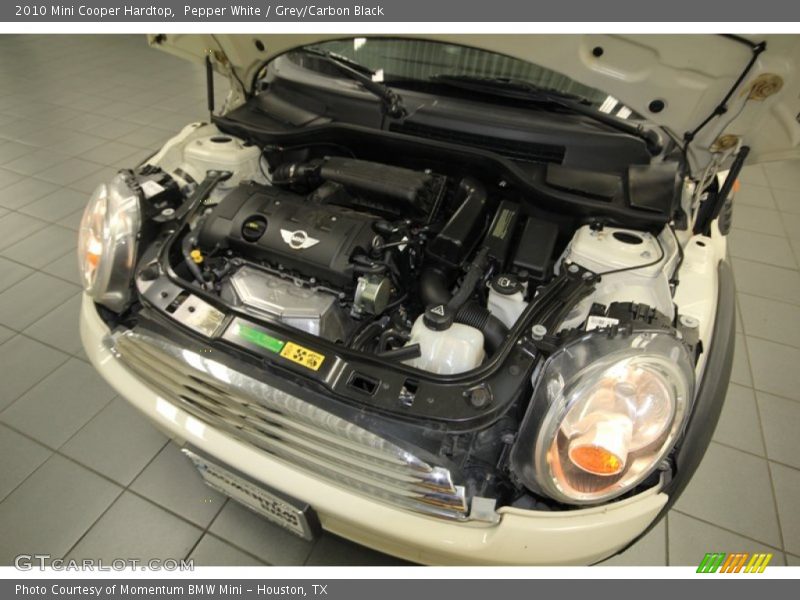 Pepper White / Grey/Carbon Black 2010 Mini Cooper Hardtop