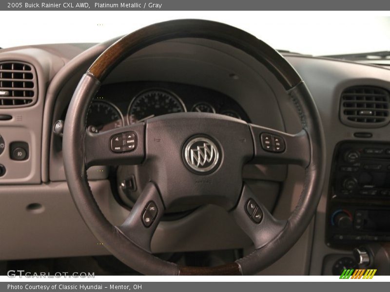 Platinum Metallic / Gray 2005 Buick Rainier CXL AWD