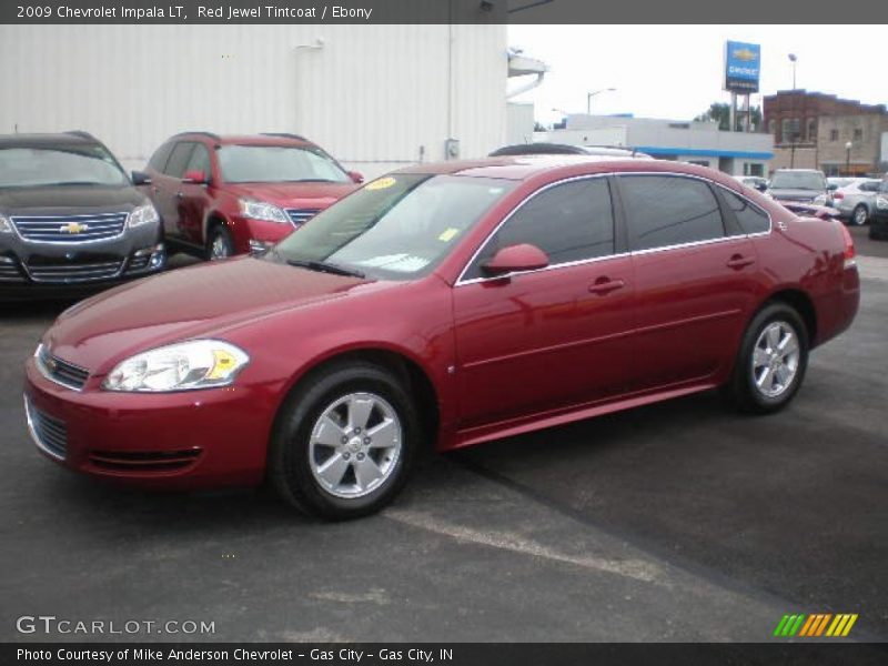 Red Jewel Tintcoat / Ebony 2009 Chevrolet Impala LT