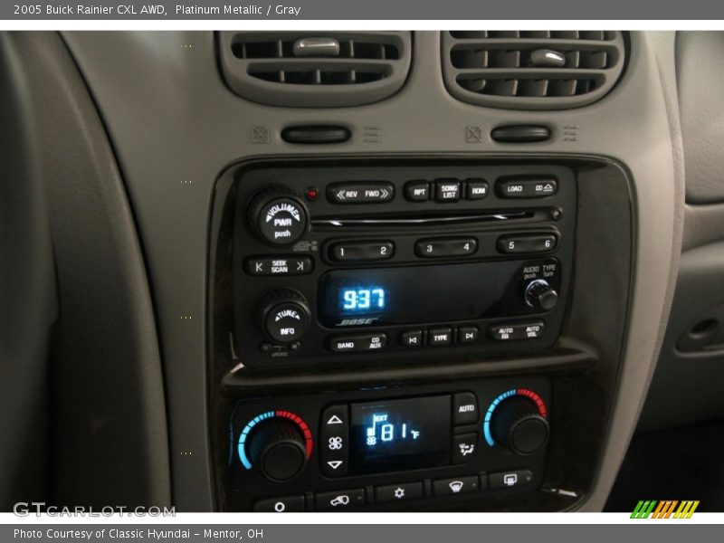 Platinum Metallic / Gray 2005 Buick Rainier CXL AWD