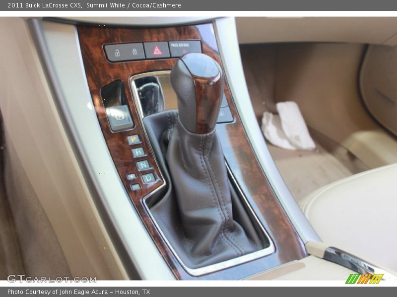 Summit White / Cocoa/Cashmere 2011 Buick LaCrosse CXS
