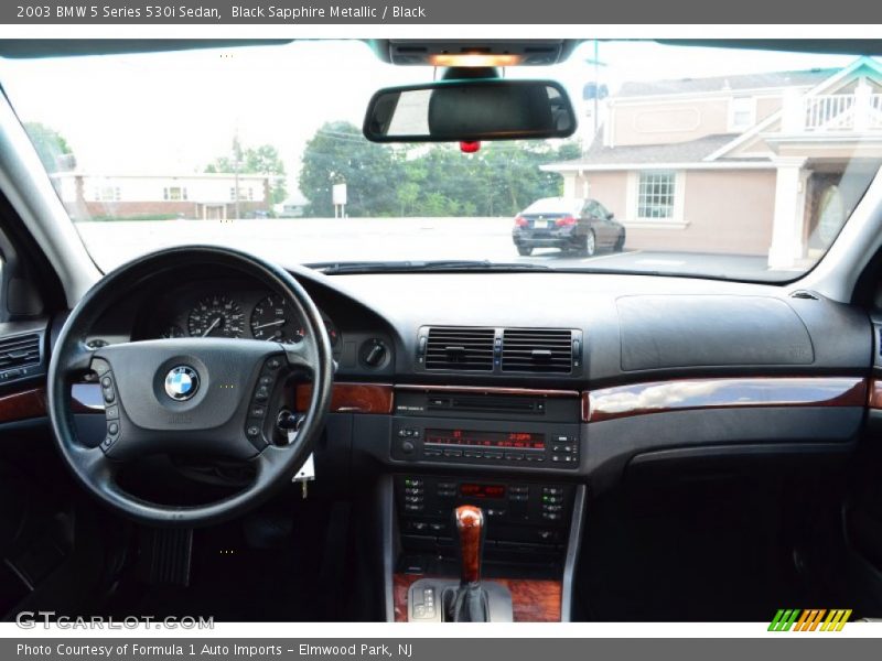Black Sapphire Metallic / Black 2003 BMW 5 Series 530i Sedan
