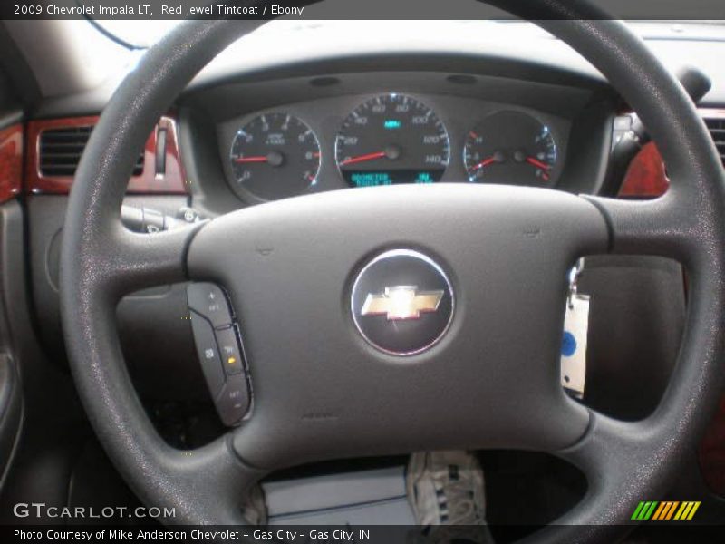 Red Jewel Tintcoat / Ebony 2009 Chevrolet Impala LT