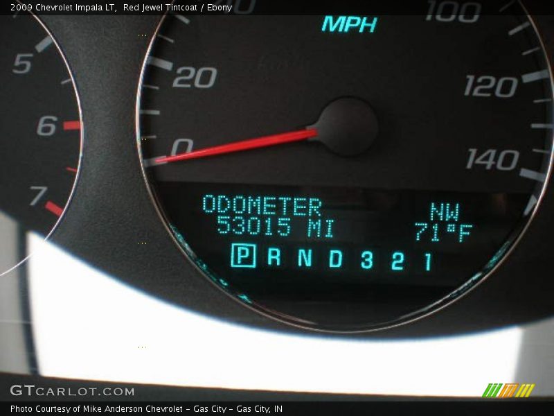 Red Jewel Tintcoat / Ebony 2009 Chevrolet Impala LT