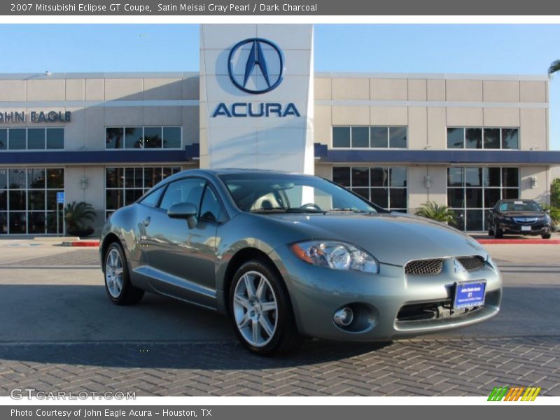 Satin Meisai Gray Pearl / Dark Charcoal 2007 Mitsubishi Eclipse GT Coupe